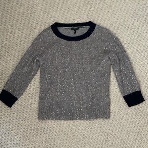 Gray sequin sweater in great condition
